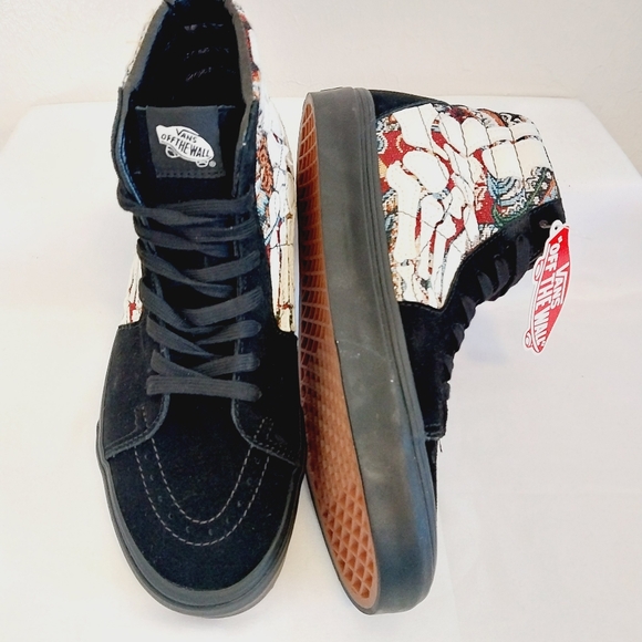 Vans Sk8 Hi Hazy Bones Suede Skate - Picture 9 of 11